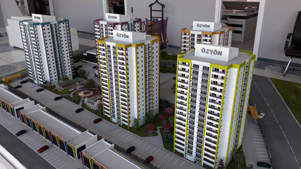 Özyön İnşaat Konut Projesi maket projesi – Görsel 2 Özyön İnşaat Konut Projesi görsel 2