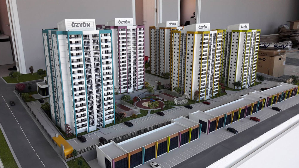 Özyön İnşaat Konut Projesi maket projesi – Görsel 7 Özyön İnşaat Konut Projesi görsel 7
