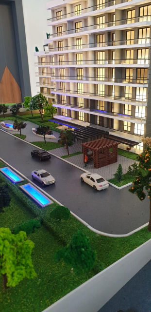 Çelikler İnşaat Mimari Maket Konut Projesi görsel 7